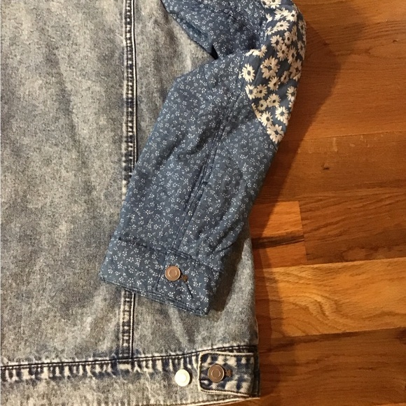 Woman’s size large denim blue Jean jacket vintage Americana - Picture 7 of 8